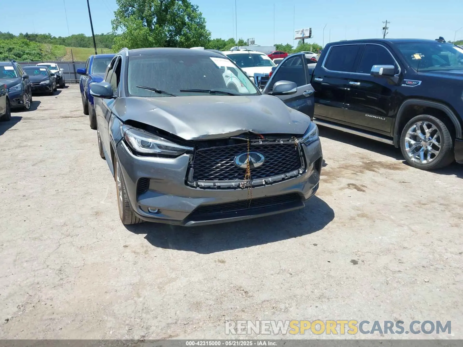 6 Photograph of a damaged car 3PCAJ5M1XKF134746 INFINITI QX50 2019
