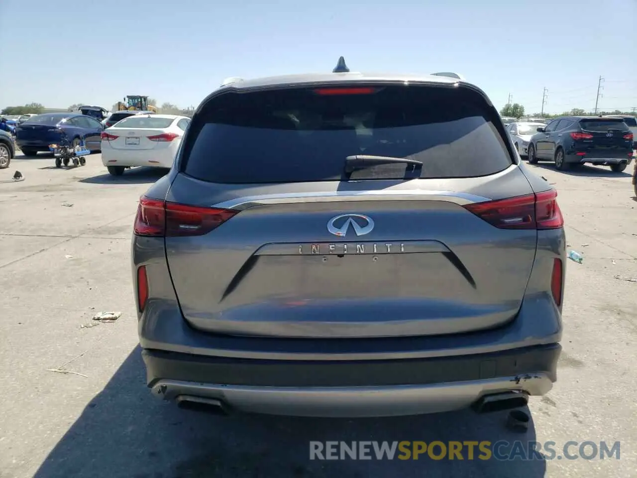 6 Photograph of a damaged car 3PCAJ5M1XKF137050 INFINITI QX50 2019