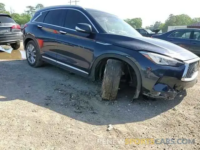 10 Photograph of a damaged car 3PCAJ5M1XKF137405 INFINITI QX50 2019