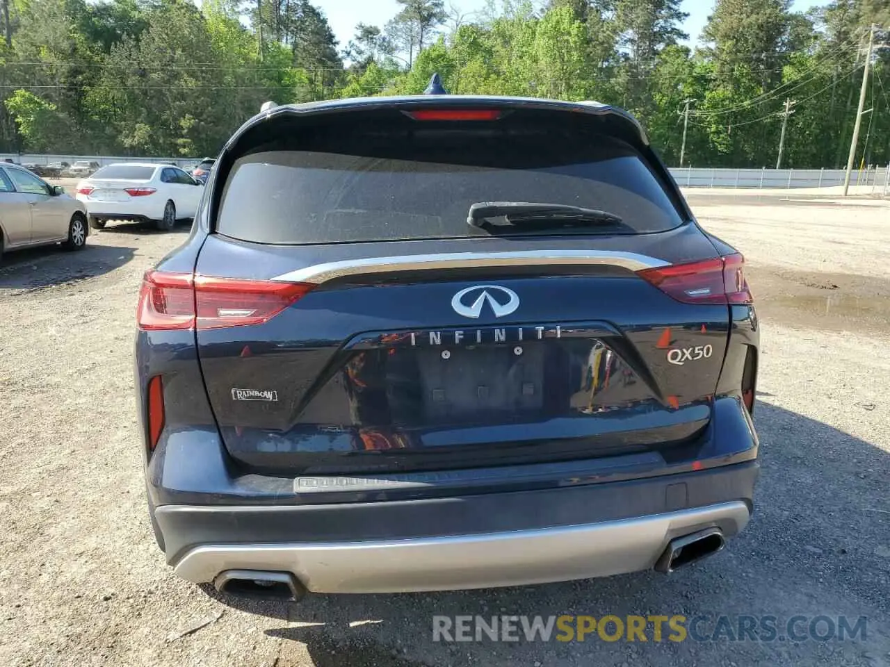 6 Photograph of a damaged car 3PCAJ5M1XKF137405 INFINITI QX50 2019