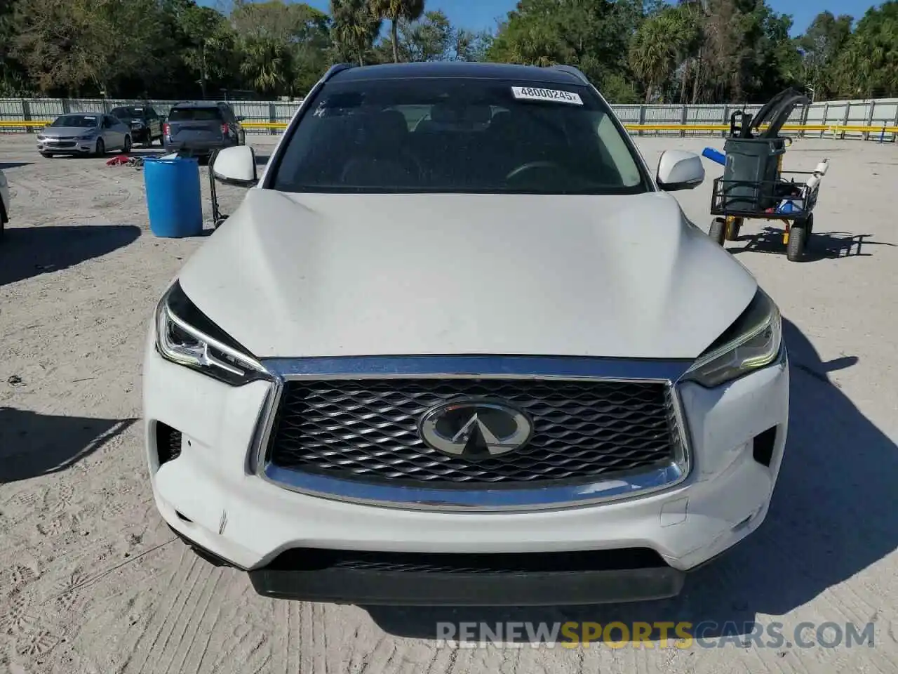 5 Photograph of a damaged car 3PCAJ5M1XKF146248 INFINITI QX50 2019