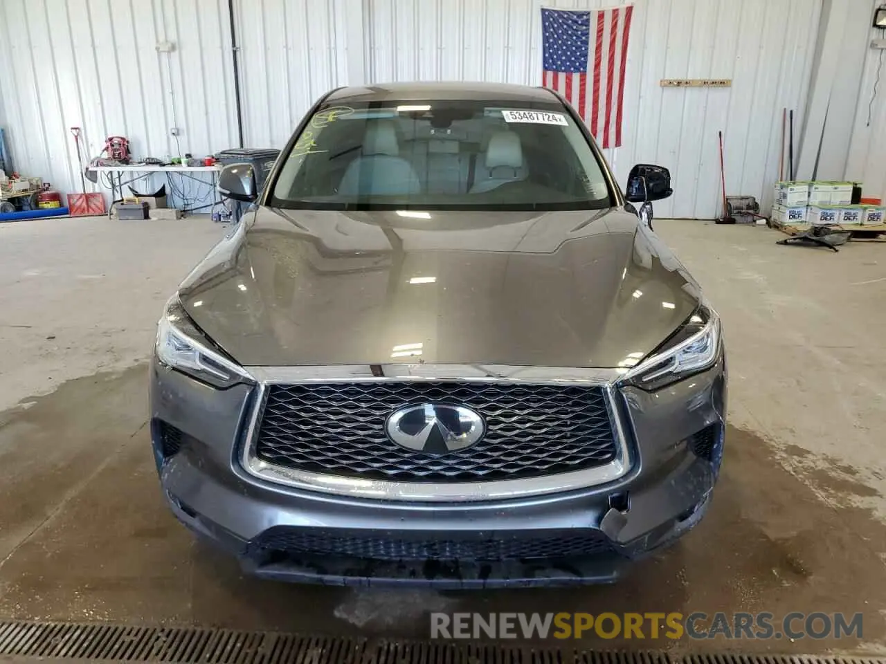 5 Photograph of a damaged car 3PCAJ5M30KF104818 INFINITI QX50 2019