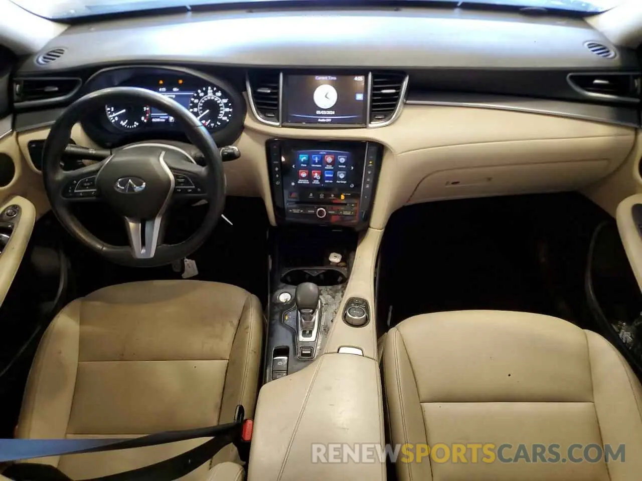 8 Photograph of a damaged car 3PCAJ5M30KF104818 INFINITI QX50 2019