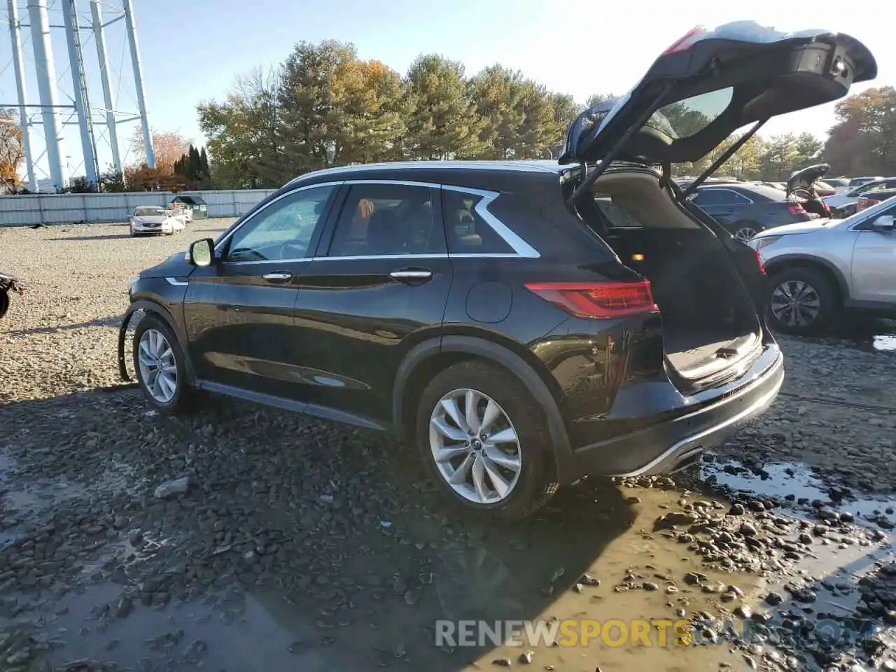 2 Photograph of a damaged car 3PCAJ5M30KF119075 INFINITI QX50 2019