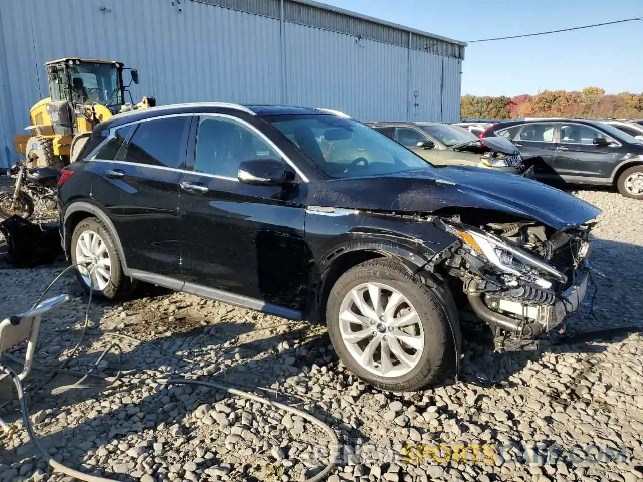 4 Photograph of a damaged car 3PCAJ5M30KF119075 INFINITI QX50 2019