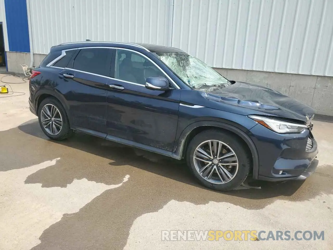 4 Photograph of a damaged car 3PCAJ5M30KF127029 INFINITI QX50 2019