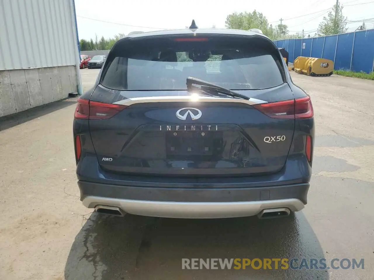 6 Photograph of a damaged car 3PCAJ5M30KF127029 INFINITI QX50 2019