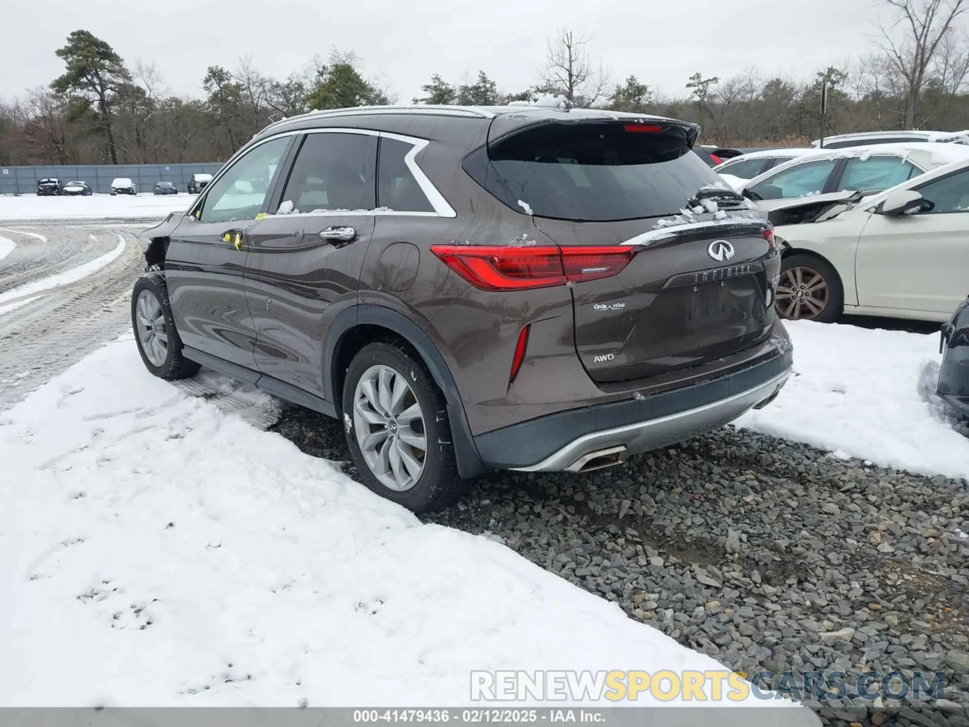 3 Photograph of a damaged car 3PCAJ5M30KF129797 INFINITI QX50 2019