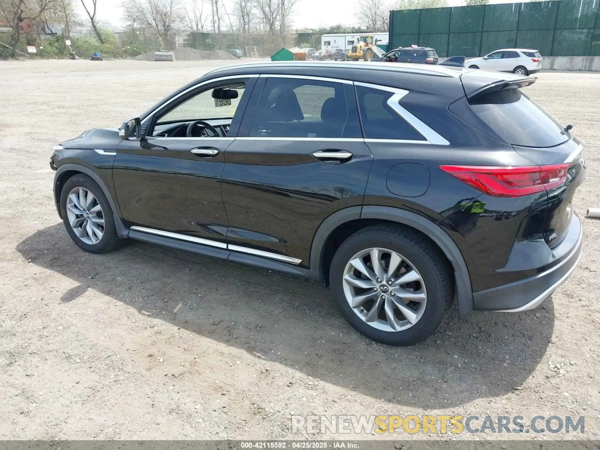 3 Photograph of a damaged car 3PCAJ5M30KF143733 INFINITI QX50 2019