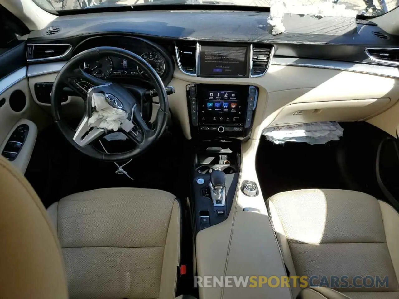 8 Photograph of a damaged car 3PCAJ5M31KF112409 INFINITI QX50 2019