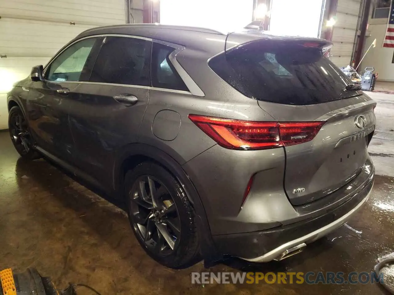 2 Photograph of a damaged car 3PCAJ5M31KF116055 INFINITI QX50 2019