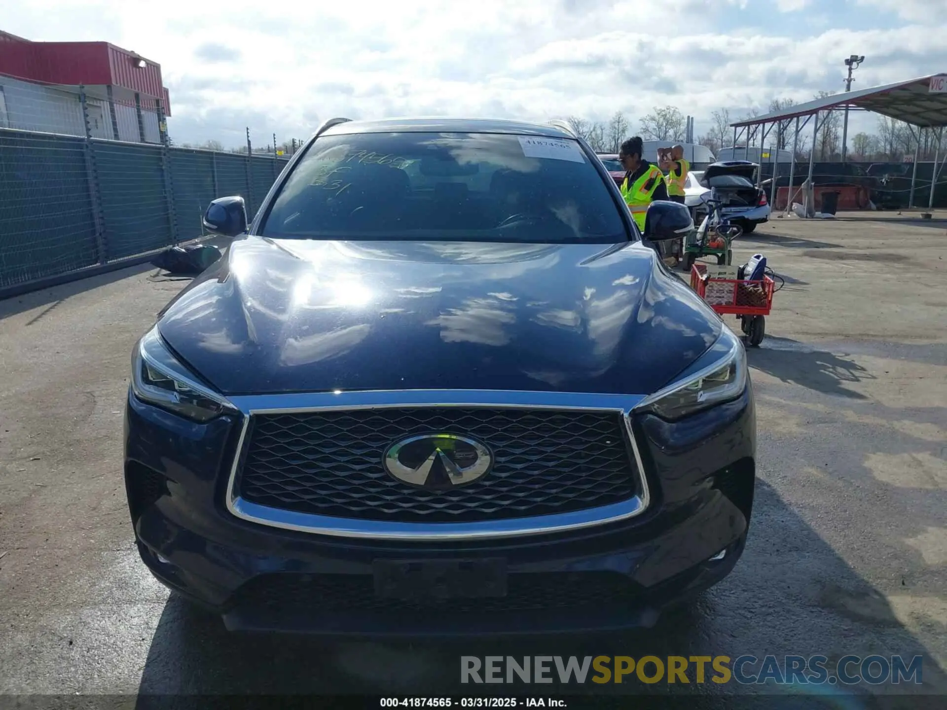 12 Photograph of a damaged car 3PCAJ5M31KF127279 INFINITI QX50 2019