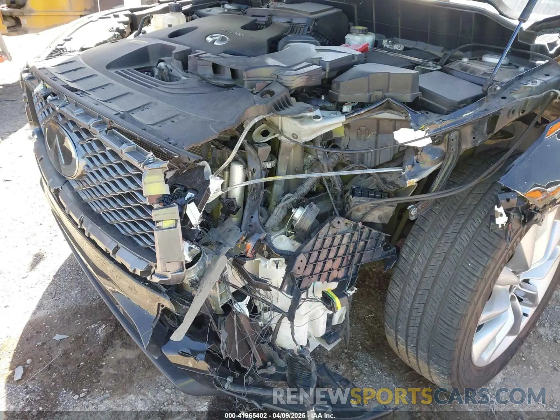 6 Photograph of a damaged car 3PCAJ5M31KF128562 INFINITI QX50 2019