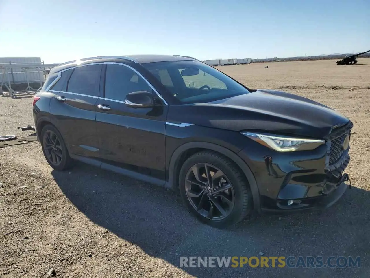 4 Photograph of a damaged car 3PCAJ5M31KF133096 INFINITI QX50 2019