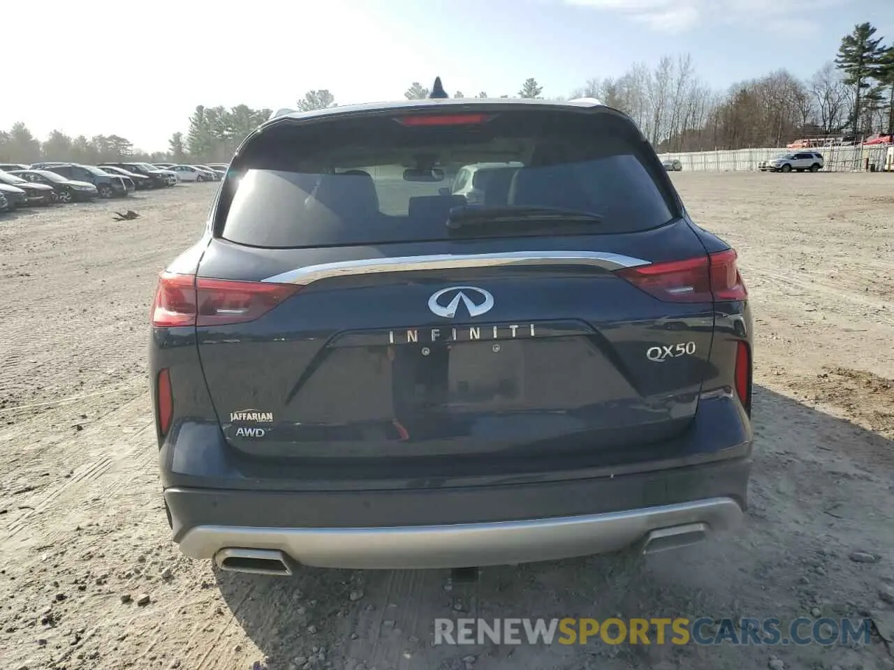 6 Photograph of a damaged car 3PCAJ5M31KF145622 INFINITI QX50 2019