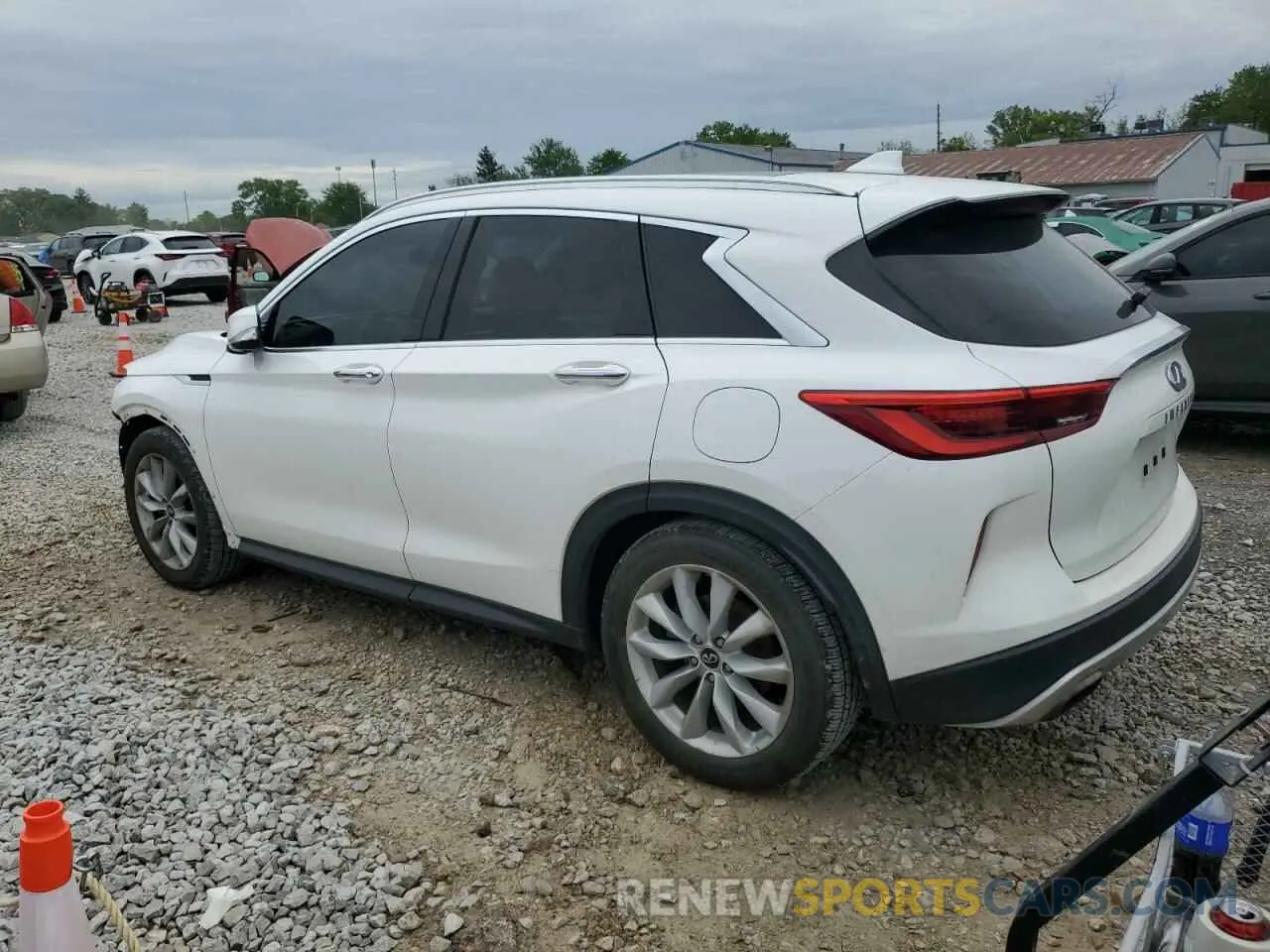 2 Photograph of a damaged car 3PCAJ5M32KF100933 INFINITI QX50 2019