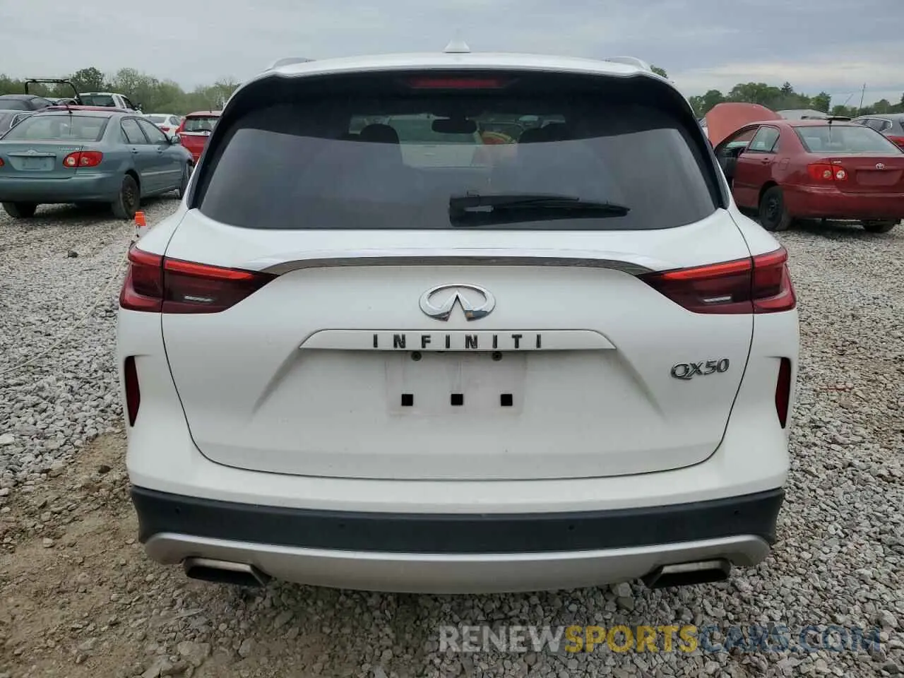 6 Photograph of a damaged car 3PCAJ5M32KF100933 INFINITI QX50 2019