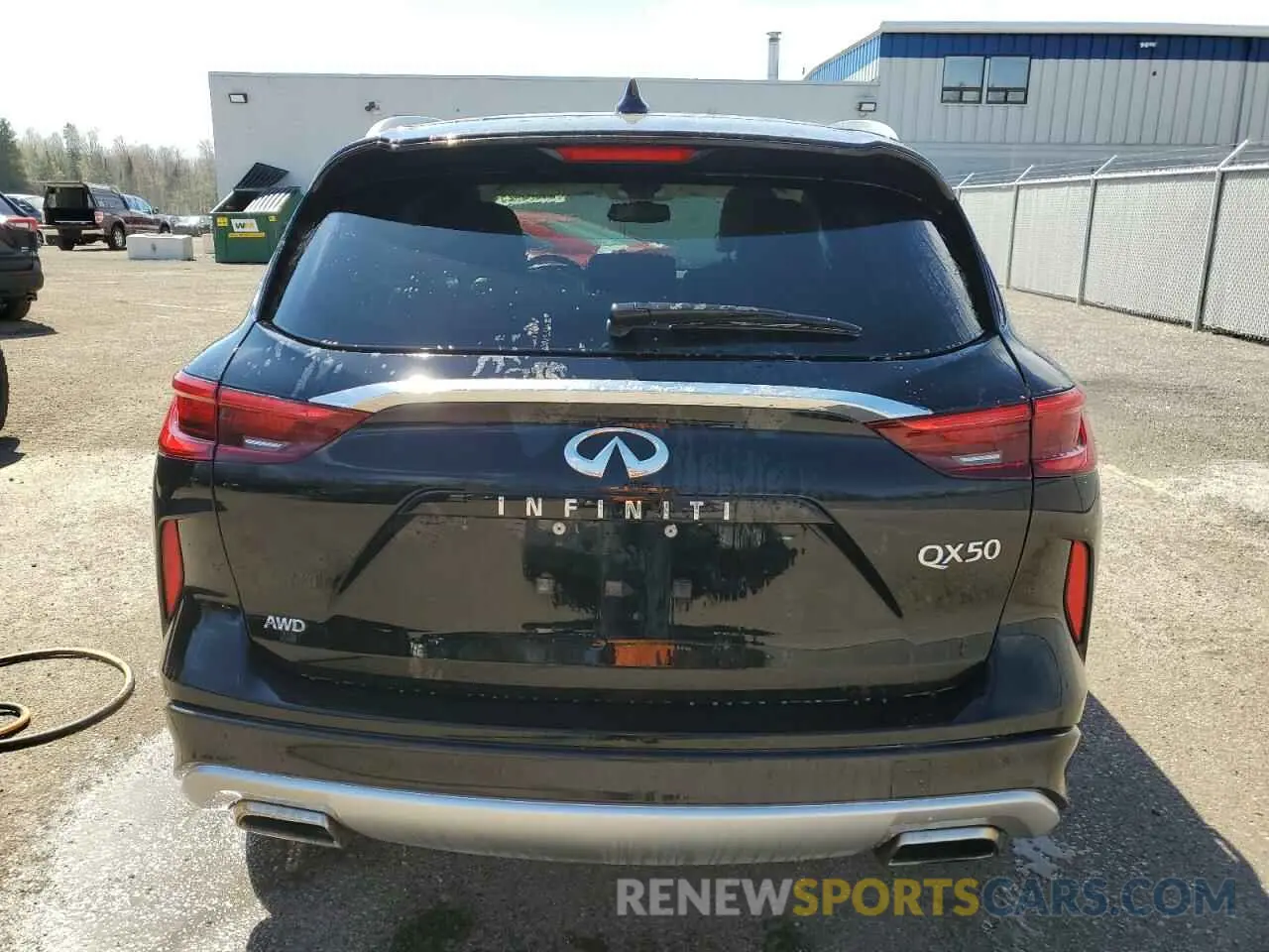 6 Photograph of a damaged car 3PCAJ5M32KF113858 INFINITI QX50 2019