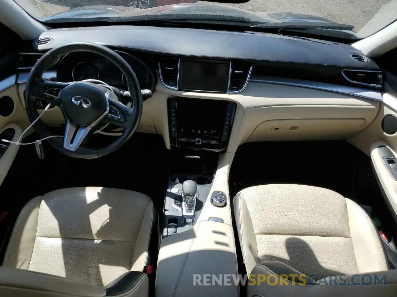 8 Photograph of a damaged car 3PCAJ5M32KF113858 INFINITI QX50 2019