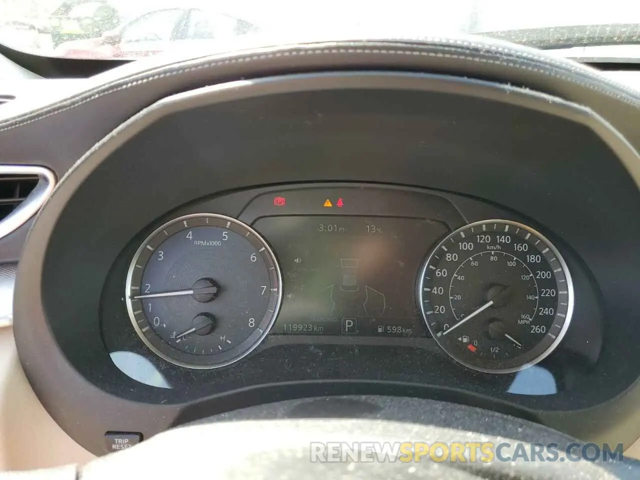 9 Photograph of a damaged car 3PCAJ5M32KF113858 INFINITI QX50 2019