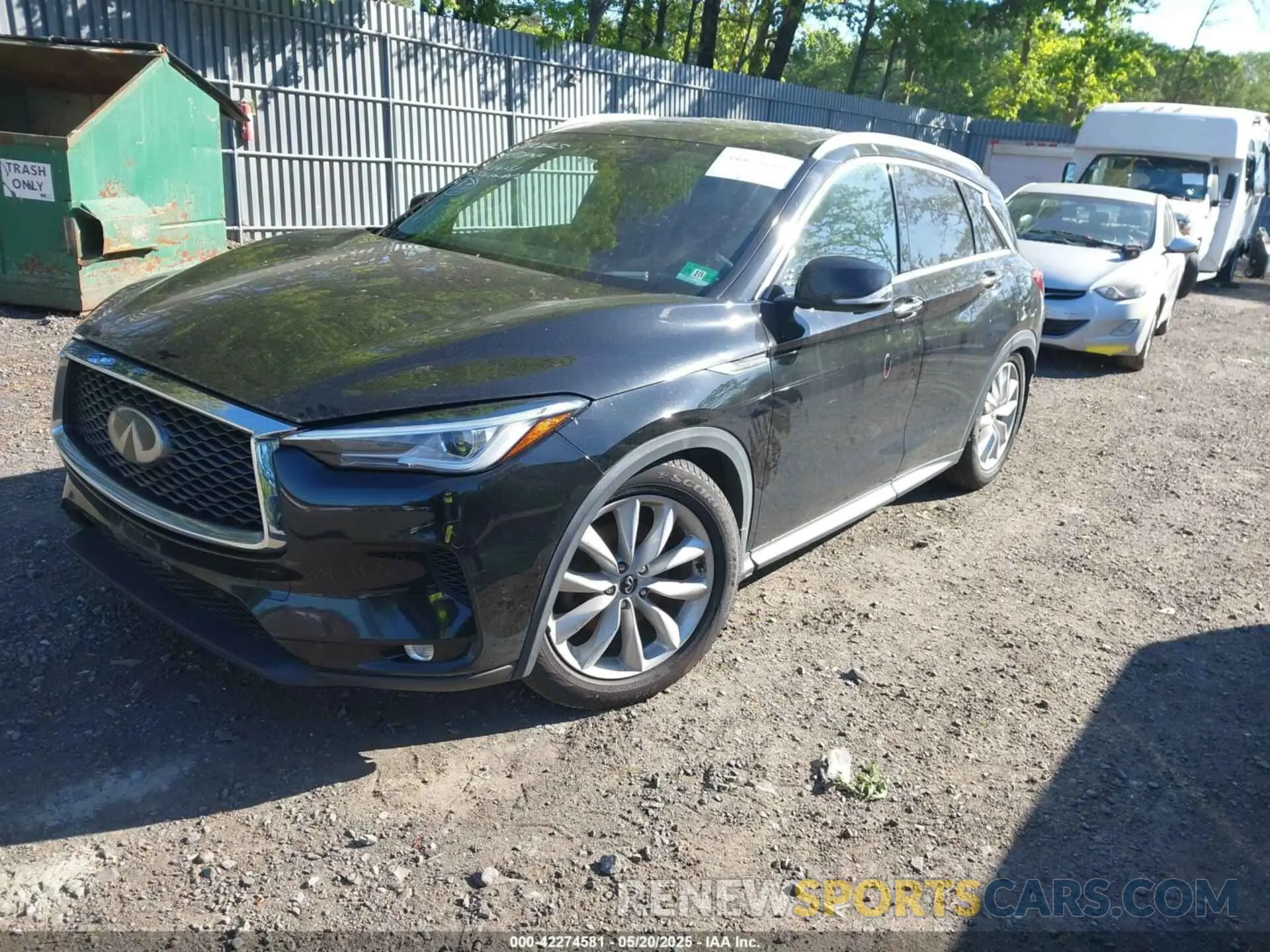 2 Photograph of a damaged car 3PCAJ5M32KF123757 INFINITI QX50 2019