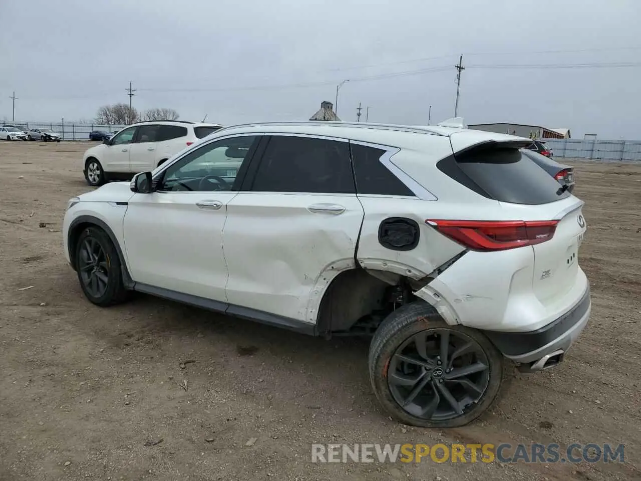 2 Photograph of a damaged car 3PCAJ5M33KF102349 INFINITI QX50 2019
