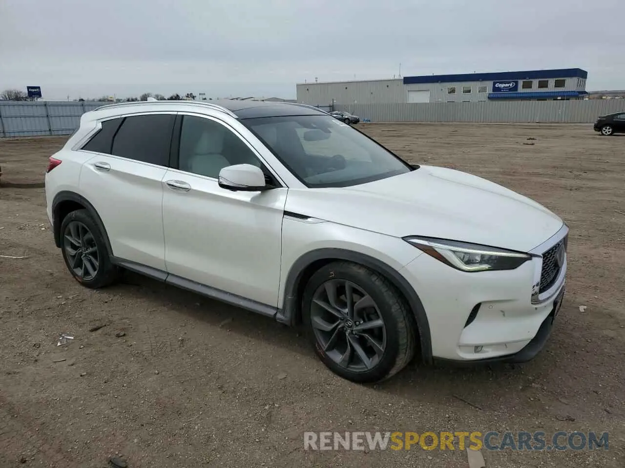 4 Photograph of a damaged car 3PCAJ5M33KF102349 INFINITI QX50 2019