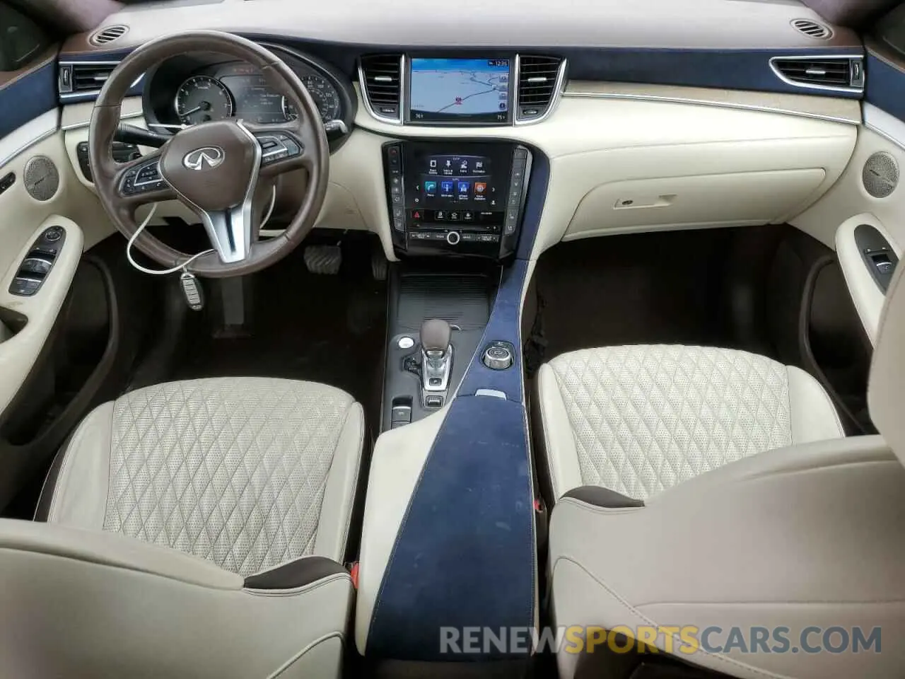 8 Photograph of a damaged car 3PCAJ5M33KF102349 INFINITI QX50 2019