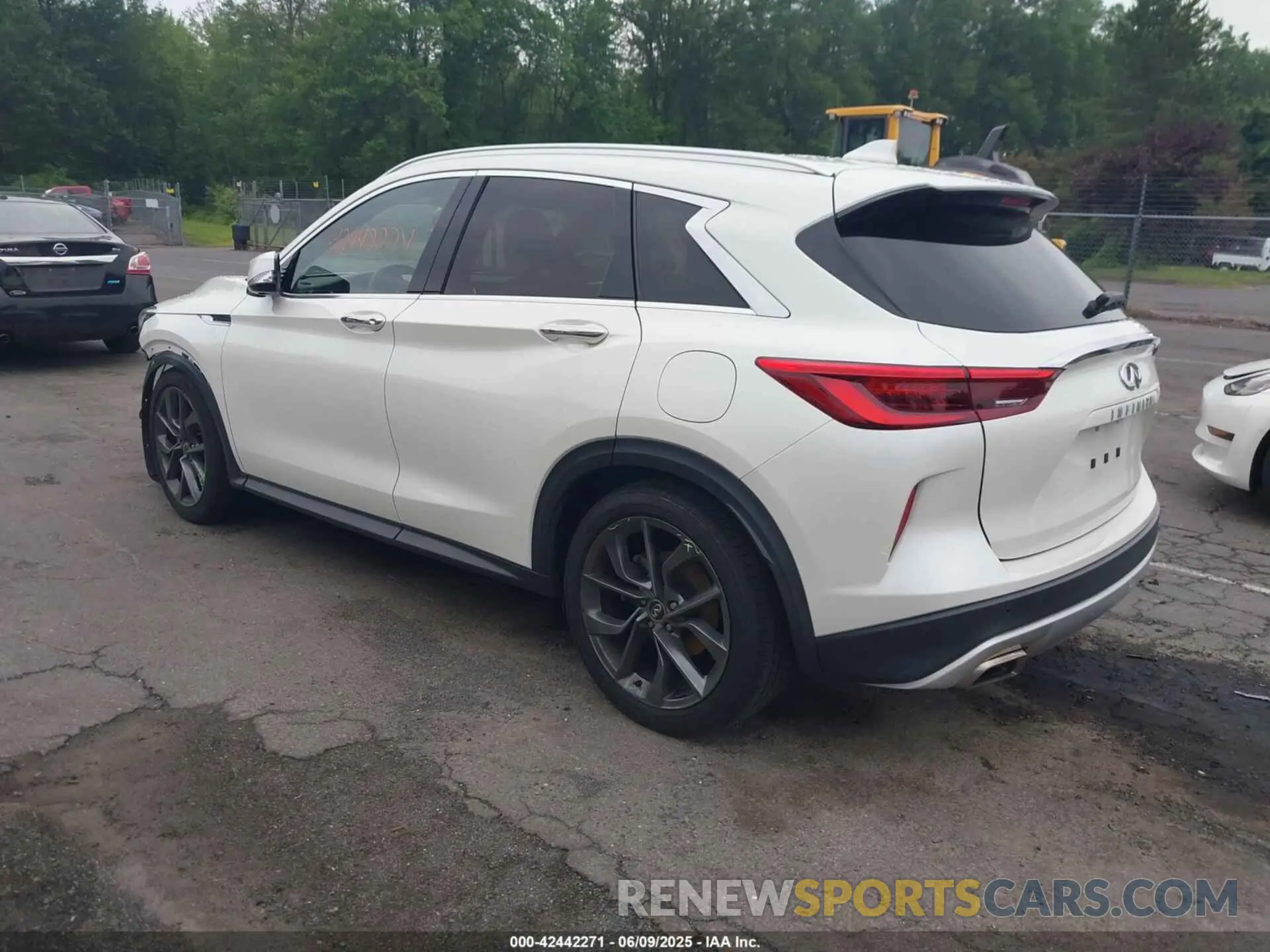 3 Photograph of a damaged car 3PCAJ5M33KF104361 INFINITI QX50 2019