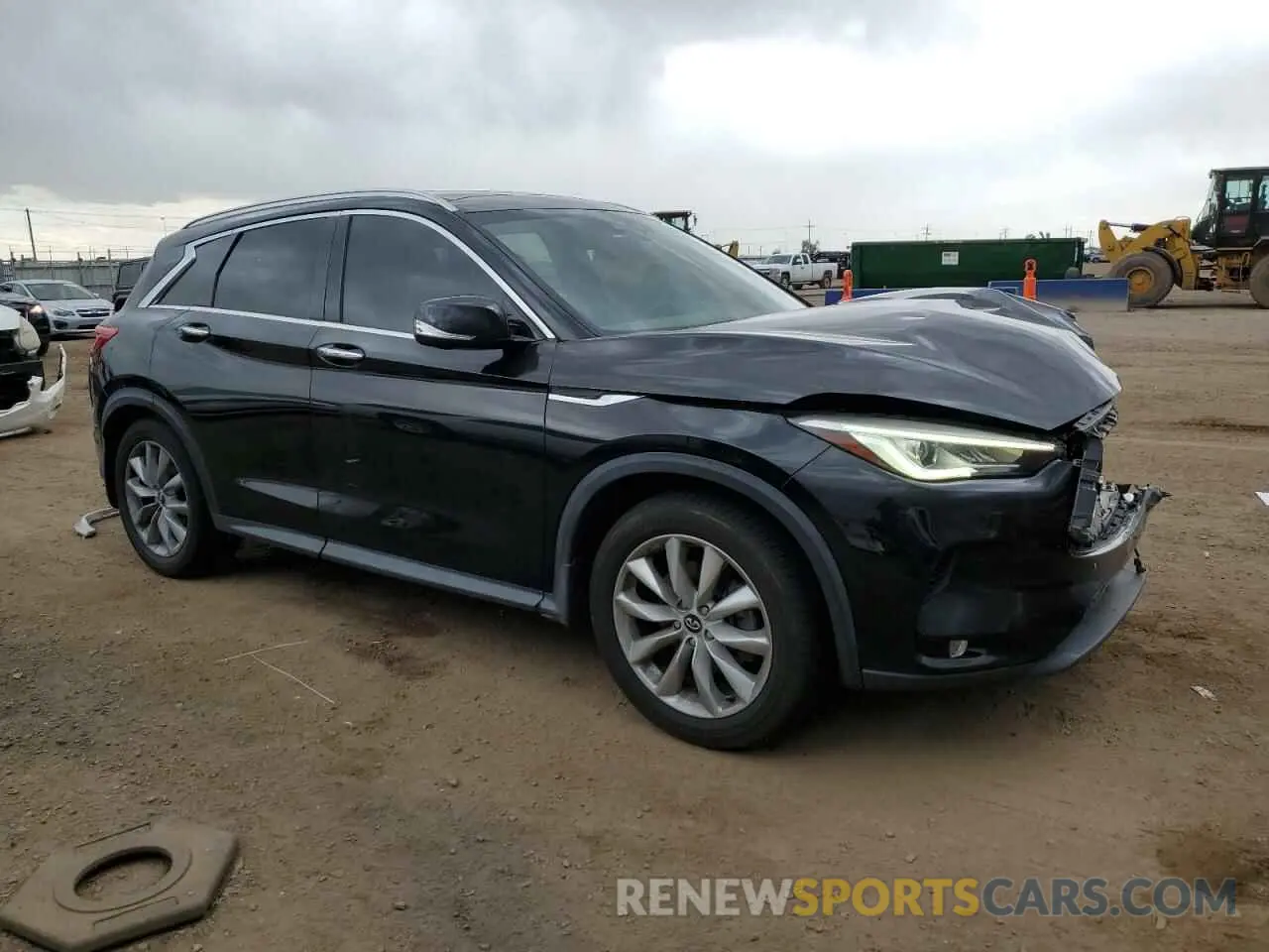 4 Photograph of a damaged car 3PCAJ5M33KF107793 INFINITI QX50 2019