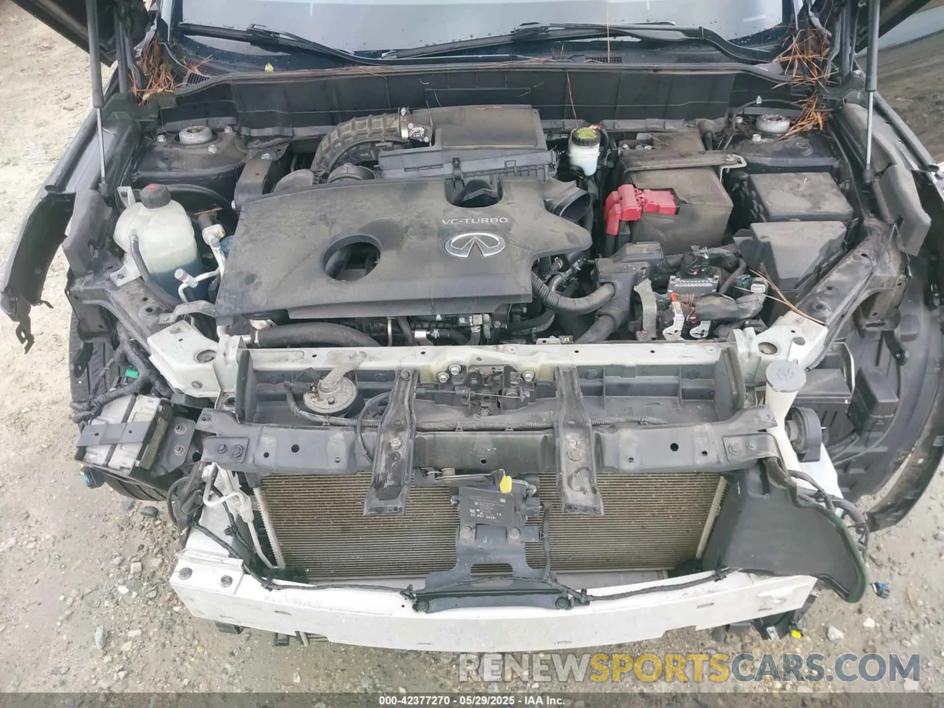 10 Photograph of a damaged car 3PCAJ5M33KF107986 INFINITI QX50 2019