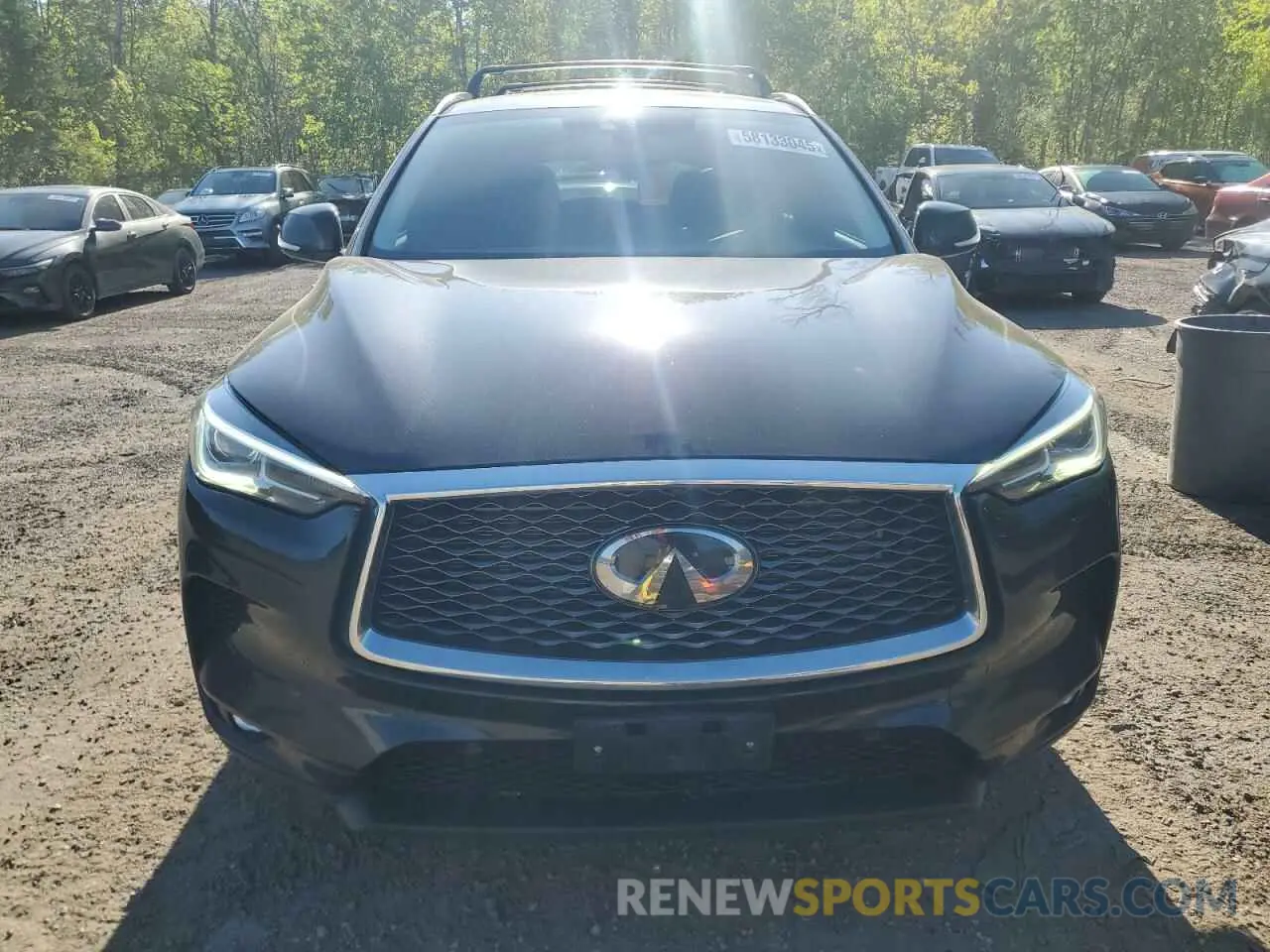 5 Photograph of a damaged car 3PCAJ5M33KF116106 INFINITI QX50 2019
