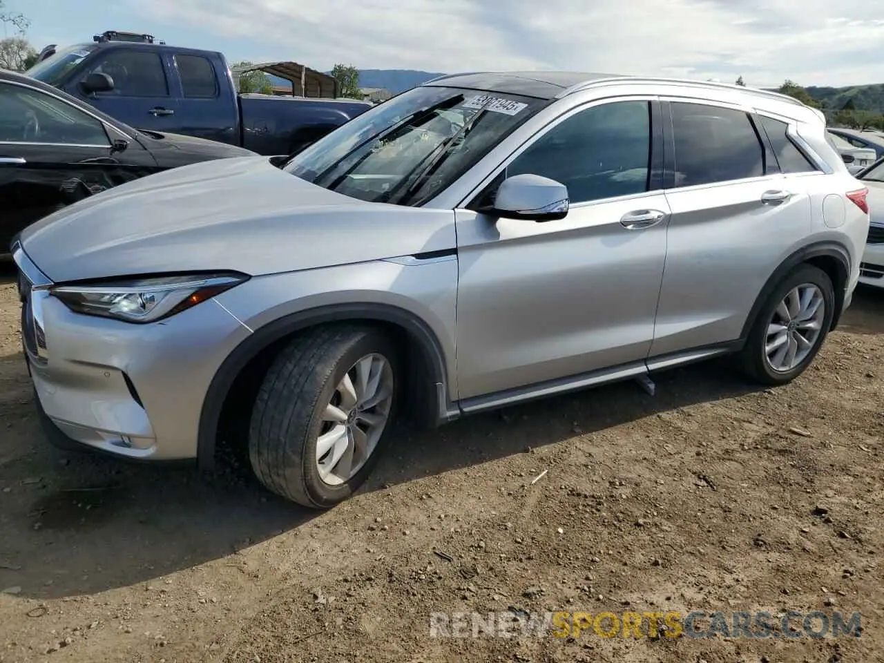 1 Photograph of a damaged car 3PCAJ5M33KF124142 INFINITI QX50 2019