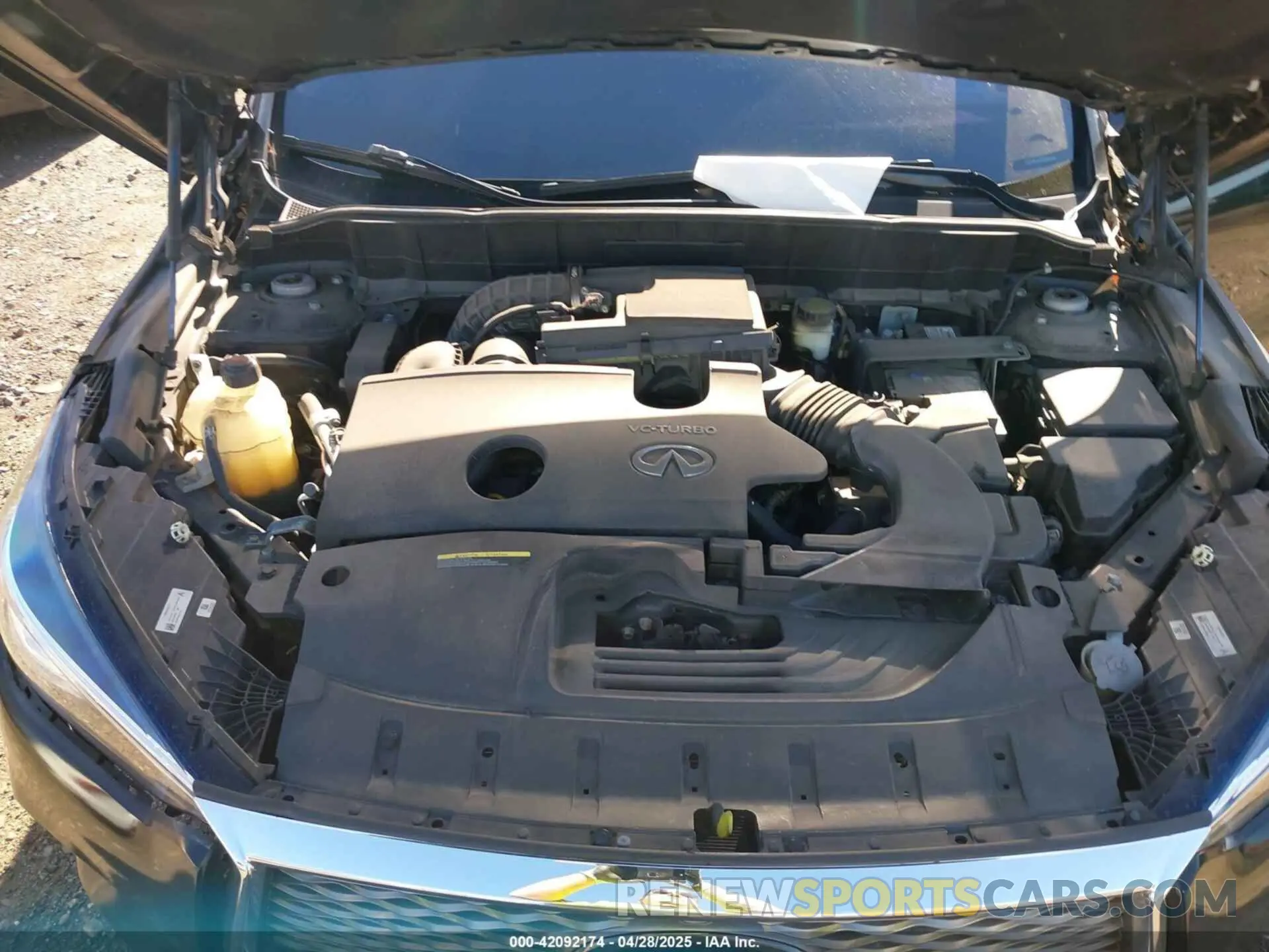 10 Photograph of a damaged car 3PCAJ5M33KF148215 INFINITI QX50 2019