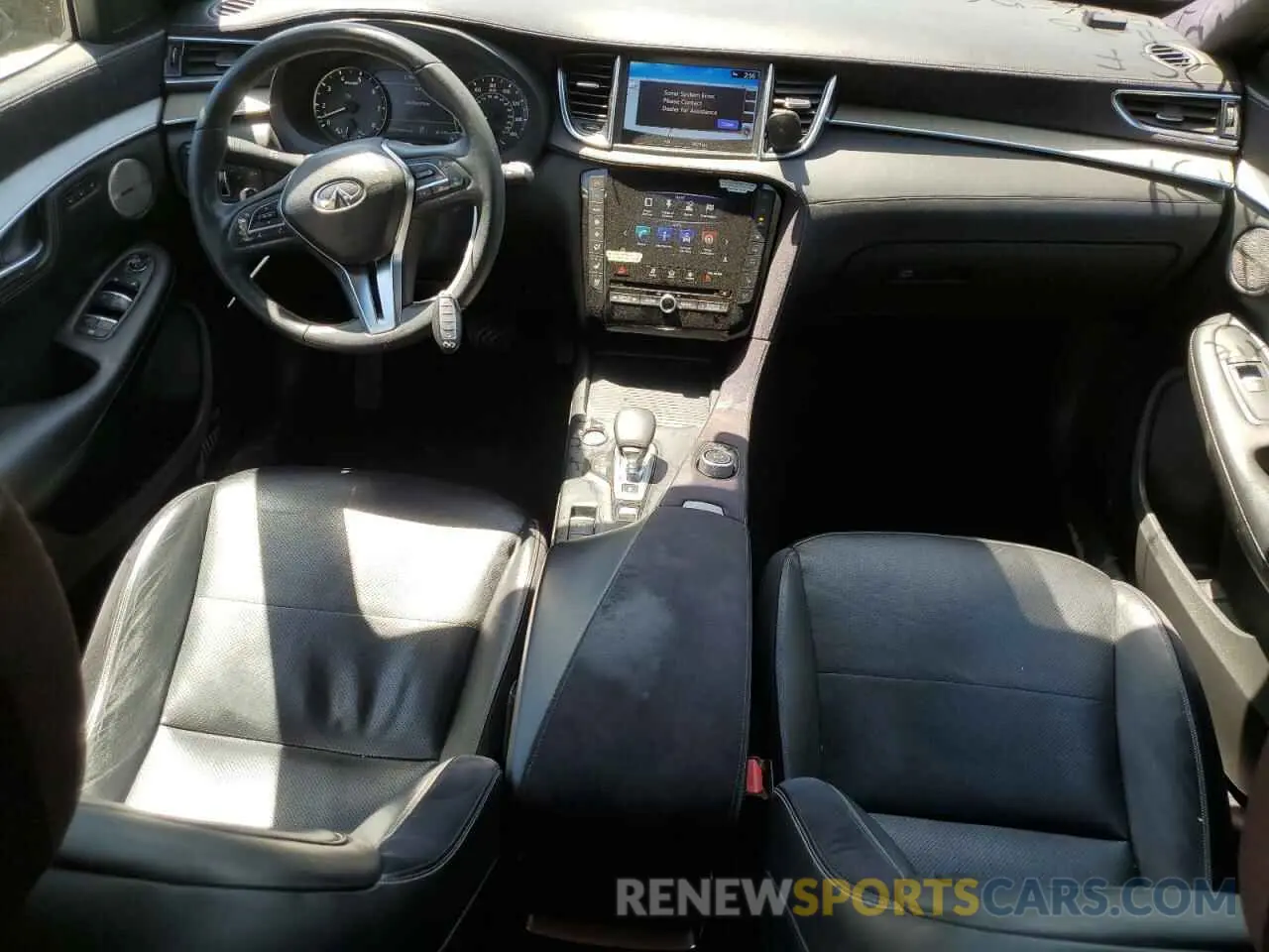 8 Photograph of a damaged car 3PCAJ5M34KF103929 INFINITI QX50 2019