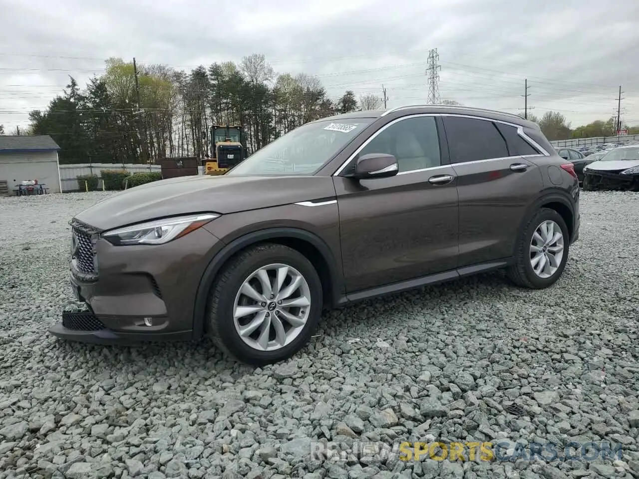 1 Photograph of a damaged car 3PCAJ5M34KF113182 INFINITI QX50 2019