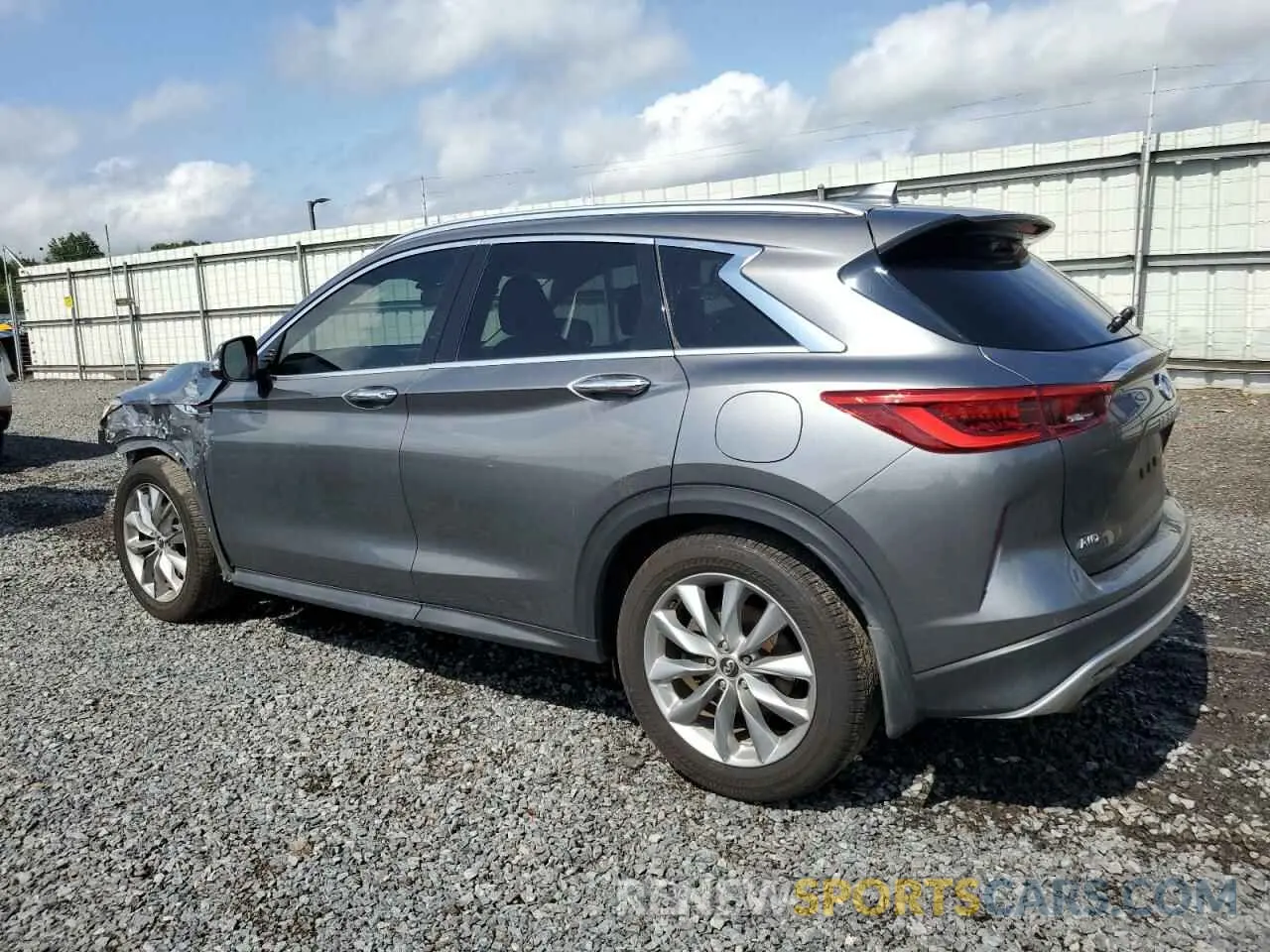 2 Photograph of a damaged car 3PCAJ5M34KF130547 INFINITI QX50 2019