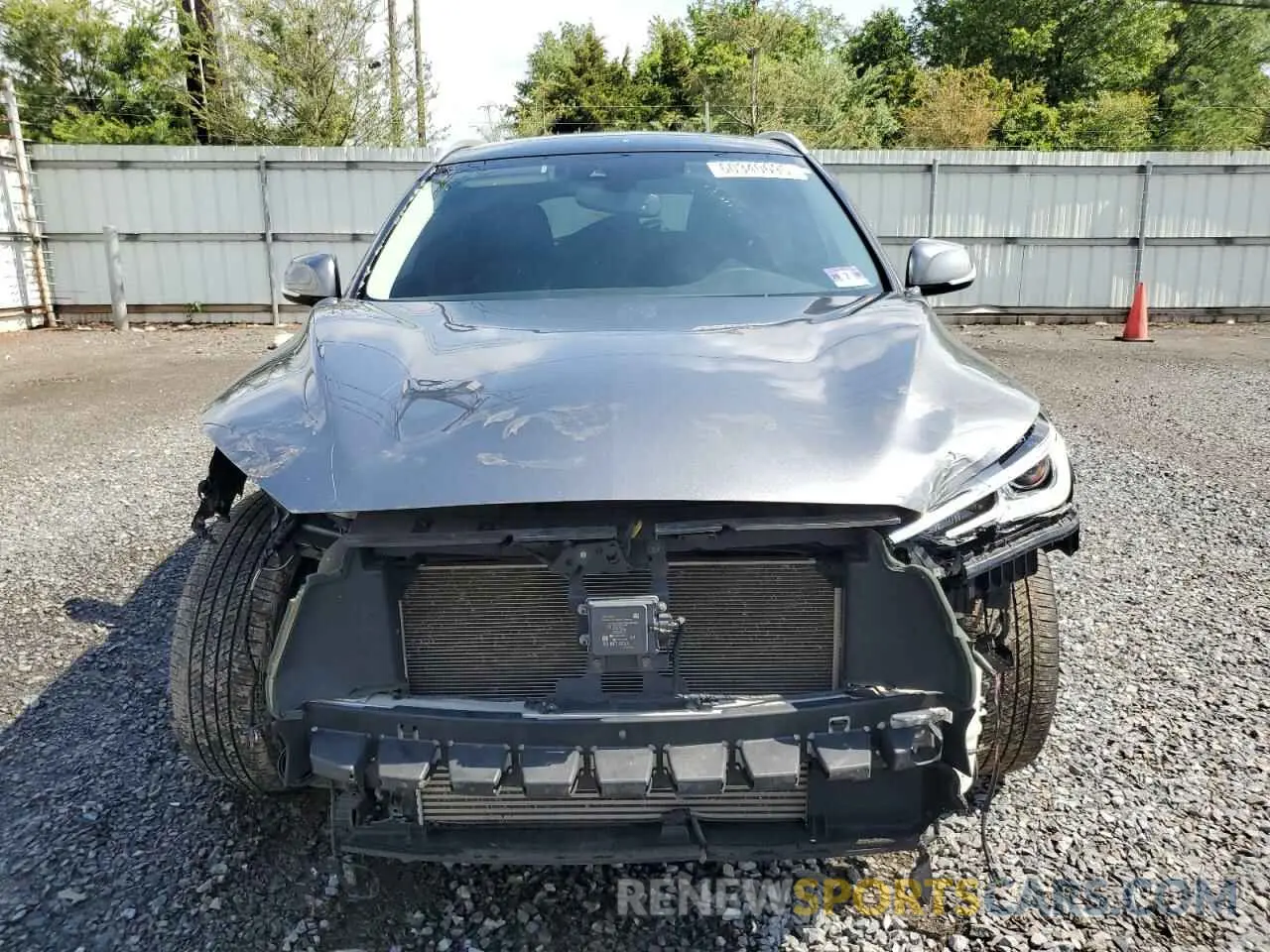 5 Photograph of a damaged car 3PCAJ5M34KF130547 INFINITI QX50 2019