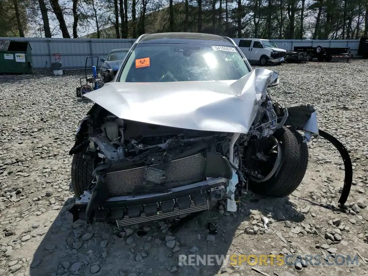 5 Photograph of a damaged car 3PCAJ5M34KF140172 INFINITI QX50 2019