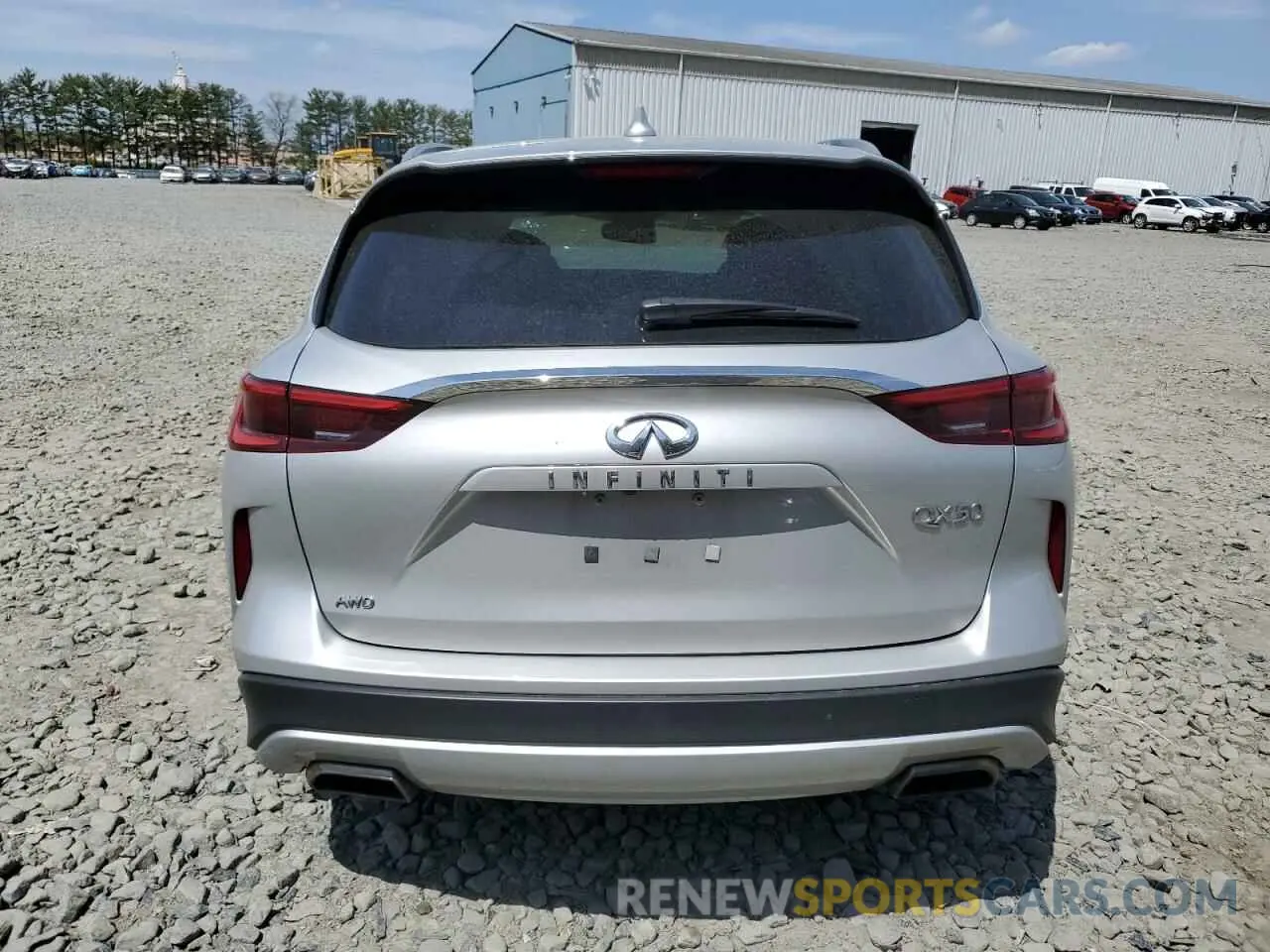 6 Photograph of a damaged car 3PCAJ5M34KF140172 INFINITI QX50 2019
