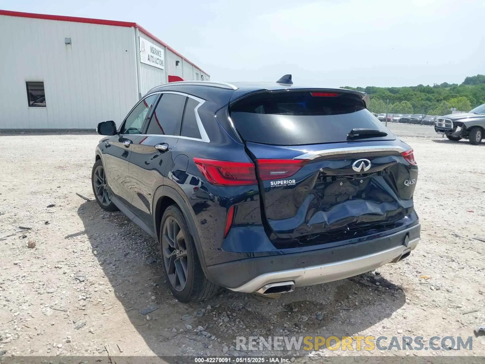 3 Photograph of a damaged car 3PCAJ5M35KF100263 INFINITI QX50 2019