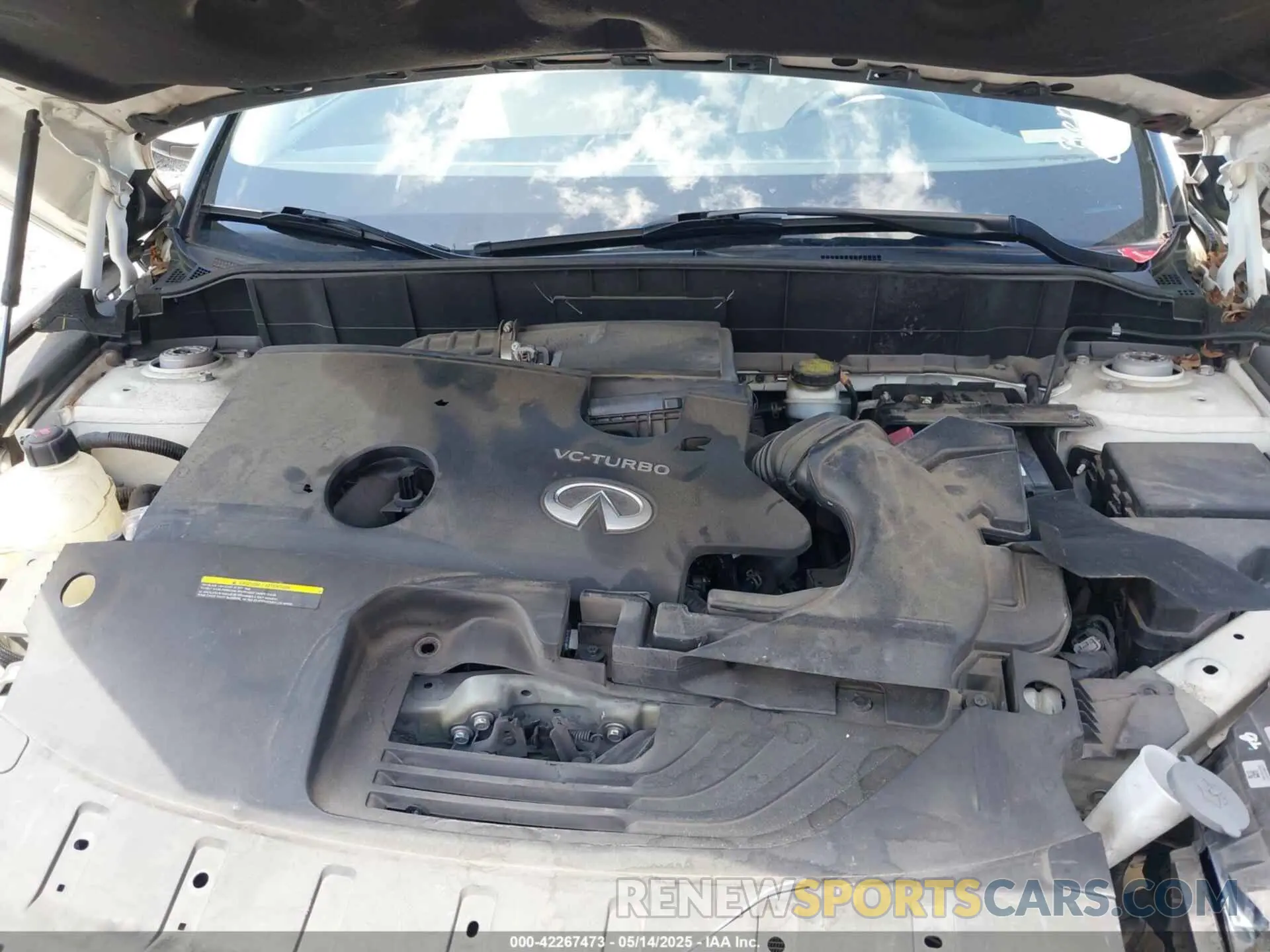 10 Photograph of a damaged car 3PCAJ5M35KF125258 INFINITI QX50 2019