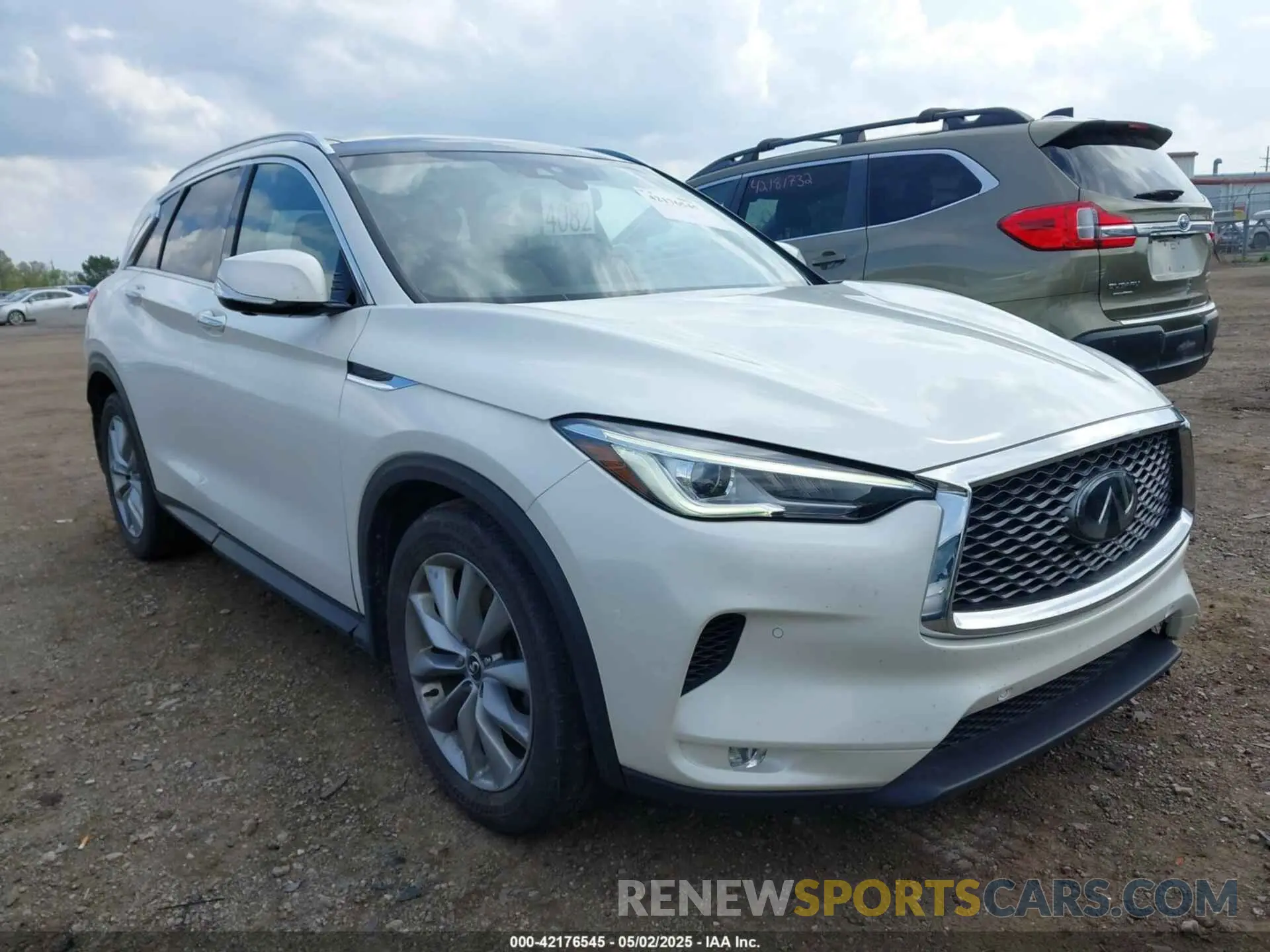 1 Photograph of a damaged car 3PCAJ5M35KF128225 INFINITI QX50 2019