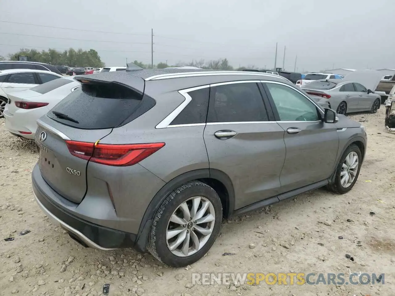3 Photograph of a damaged car 3PCAJ5M36KF108856 INFINITI QX50 2019