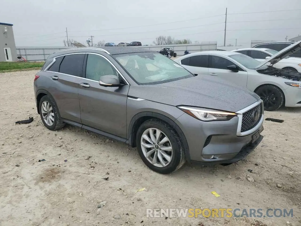 4 Photograph of a damaged car 3PCAJ5M36KF108856 INFINITI QX50 2019
