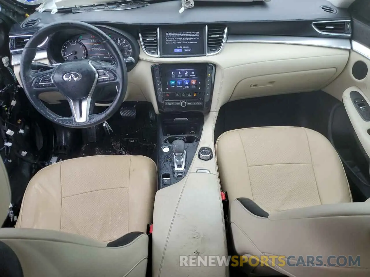 8 Photograph of a damaged car 3PCAJ5M36KF108856 INFINITI QX50 2019