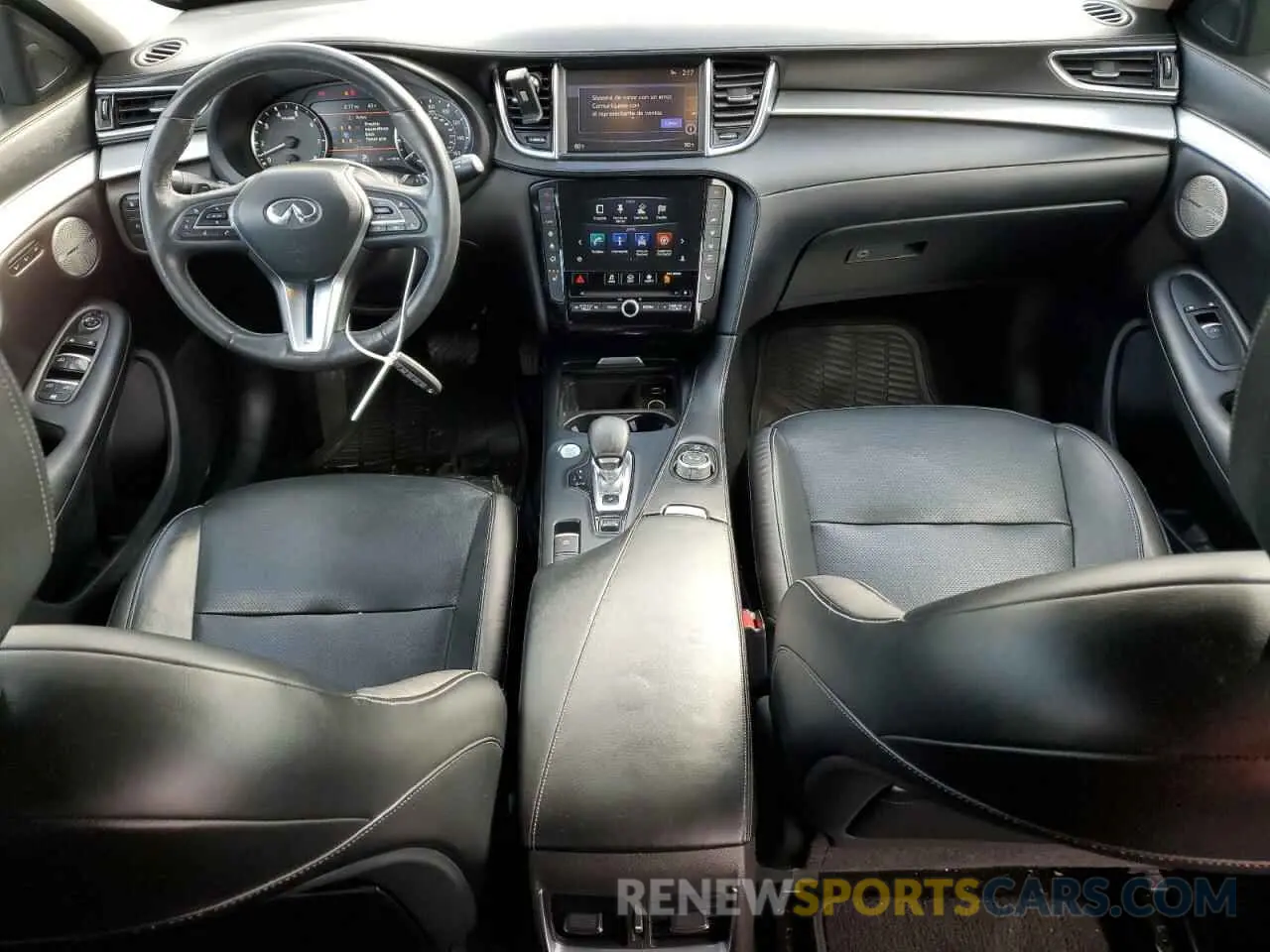 8 Photograph of a damaged car 3PCAJ5M36KF109425 INFINITI QX50 2019