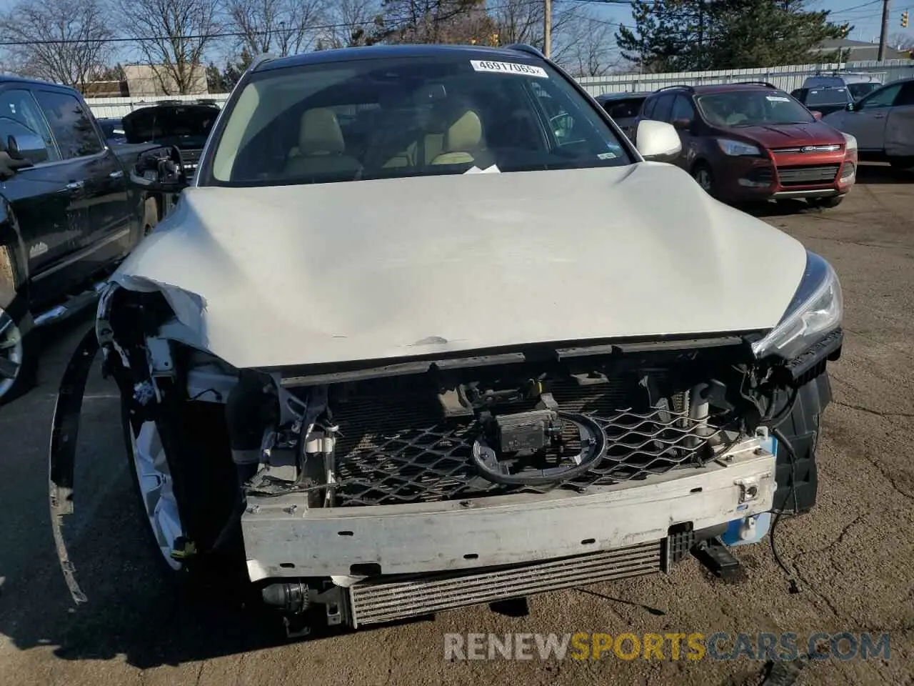 5 Photograph of a damaged car 3PCAJ5M36KF115418 INFINITI QX50 2019