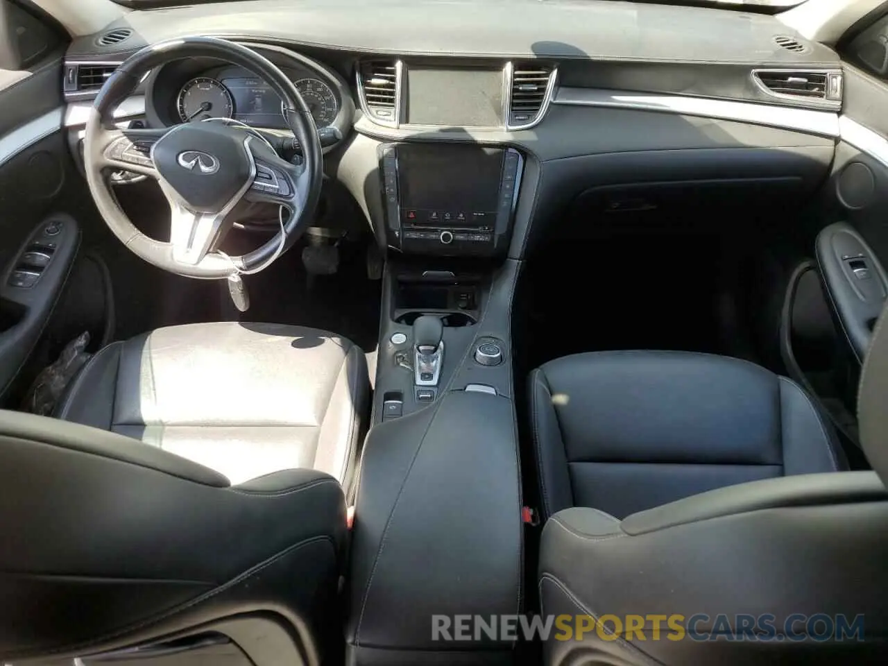 10 Photograph of a damaged car 3PCAJ5M36KF132168 INFINITI QX50 2019