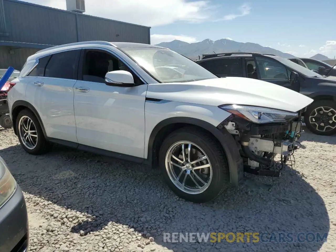 6 Photograph of a damaged car 3PCAJ5M36KF132168 INFINITI QX50 2019